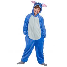 Déguisement créature extraterrestre bleue pour Enfant - Couleur Bleu - Taille L 10-12 ans (130-140 cm)