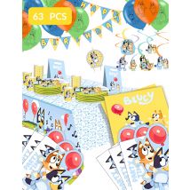 Maxi kit anniversaire Bluey - Couleur Multicolore