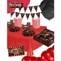 Maxi kit Halloween clown - Couleur Rouge