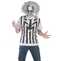 Kit déguisement et perruque Beetlejuice pour Adulte - Couleur Noir