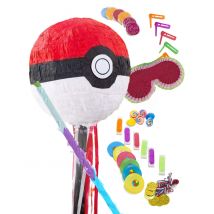 Kit piñata Pokéball Pokémon - Couleur Multicolore