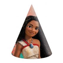 6 Chapeaux de fête Vaiana 2 - Couleur Multicolore