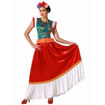 Déguisement artiste Mexicaine pour Femme - Couleur Multicolore - Taille M / L