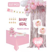 Maxi kit baby shower C'est une pour Fille - Couleur Rose