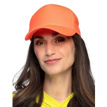 Casquette orange fluo pour Adulte - Couleur Orange