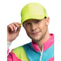 Casquette jaune fluo pour Adulte - Couleur Jaune
