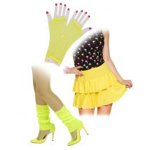 Kit accessoires jaune fluo - Couleur Jaune
