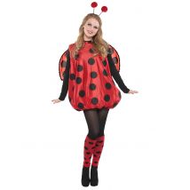 Déguisement coccinelle pour Femme - Couleur Rouge - Taille M / L