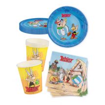 Kit anniversaire vaisselle jetable Astérix et Obélix - Couleur Multicolore