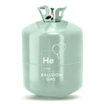 Très grande bouteille d'hélium jusqu'à 100 ballons - Couleur Vert