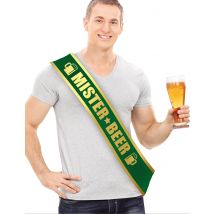 Echarpe Mister Beer verte pour Homme - Couleur Vert foncé