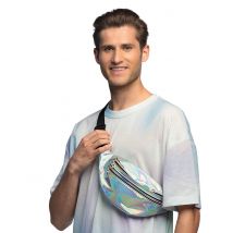 Sac banane holographique argenté - Couleur Argent