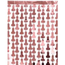 Rideau de franges zizi rose gold - Couleur Rose