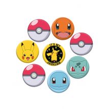 8 Badges Pokémon - Couleur Multicolore