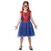 Robe tutu Spider-man pour Fille - Couleur Rouge - Taille 5 à 6 ans (110 à 116 cm)