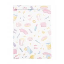 8 Pochettes cadeaux Pyjama Party - Couleur Rose