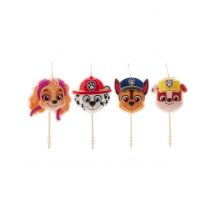 4 Bougies anniversaire Pat patrouille - Couleur Multicolore