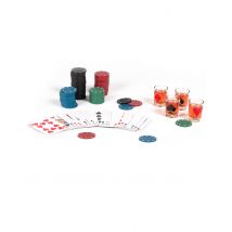 Jeu d'apéro drinking poker - Couleur Multicolore