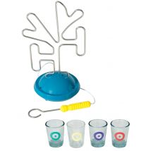 Jeu d'adresse apéro avec shooters 12 x 22 cm - Couleur Multicolore