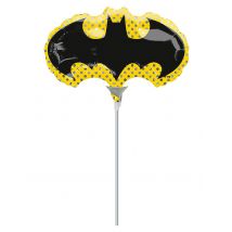 Ballon en aluminium Batman 35 cm - Couleur Noir