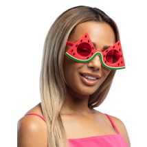 Lunettes pastèque pour Adulte - Couleur Rouge