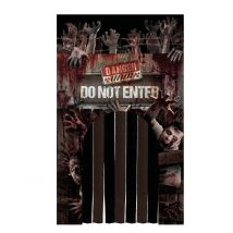 Décoration de porte avec rideau zombies 145 cm - Couleur Noir