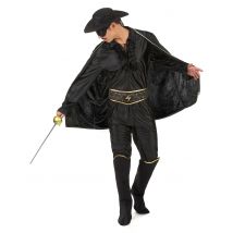 Costume da giustiziere per adulto - Colore Nero - Taglia XL