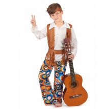 Costume hippie per bambino - Taglia M 7-9 anni (120-130 cm)
