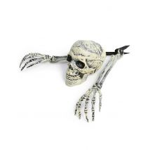 Decorazione scheletro Halloween - Colore Bianco - Taglia Taglia unica