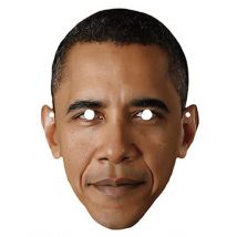 Maschera in cartone Barack Obama
