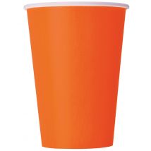 8 bicchieri di colore arancione - Colore Arancione