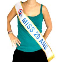 Miss 20 anni foulard blu - Colore Blu
