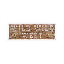 Banner Wild Wild West - Colore Marrone