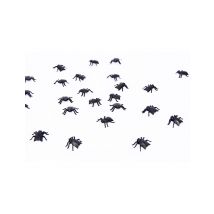 24 mosche in plastica - Colore Nero