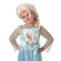 Parrucca di Elsa di Frozen bambina - Colore Bianco