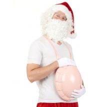 Ventre gonfiabile di Babbo Natale per adulto