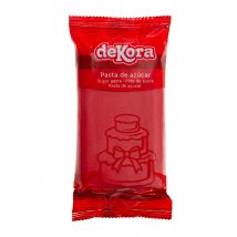 Pasta di zucchero senza glutine color rosso 250 g - Colore Rosso