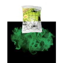 Decorazione Halloween: ragnatela fluorescente - Colore Bianco