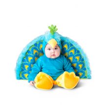 Costume da Pavone per neonato - Taglia 0-6 mesi (66 cm)