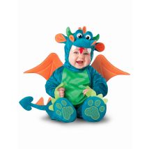 Costume da dragone per neonato - Premium - Colore Multicolore - Taglia 0-6 mesi (66 cm)