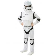 Costume originale da Stormtrooper Star Wars VII, versione Deluxe per bambino - Colore Bianco - Taglia 7/8 anni (117/128 cm)