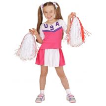 Costume da ragazza pon pon rosa per bambina - Colore Rosa - Taglia 4 - 5 anni (116 cm)