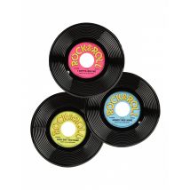 3 Dischi in vinile 23 cm - Colore Nero