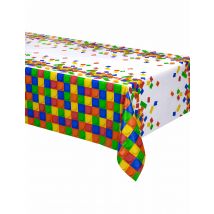 Tovaglia in plastica Gioco di costruzioni 137 x 260 cm - Colore Multicolore