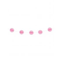 Ghirlanda palle alveolate rosa chiaro - Colore Rosa