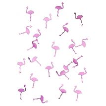 Coriandoli da tavola fenicottero viola 14 gr - Colore Rosa