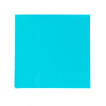 50 tovaglioli turchesi 38 x 38 cm - Colore Blu
