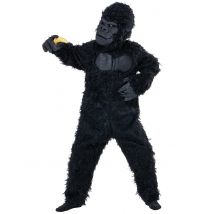 Costume di carnevale da bambino Gorilla - Colore Nero - Taglia 8 - 10 anni (140 cm)