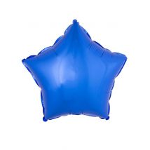 Palloncino di alluminio stella blu - Colore Blu scuro