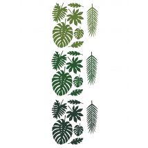 21 decorazioni da tavola Hawaii - Colore Verde